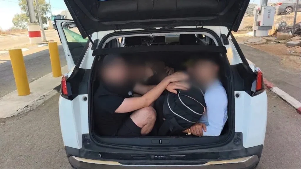 בבגאז' של ה'משטובה': חמישה שב"חים נתפסו במעבר רנטיס