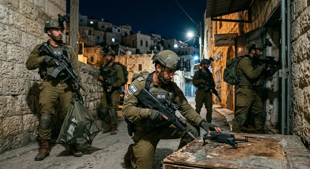 לילה דרמטי בלב הכפר רפידיה: כוחותינו החרימו חמישה רחפנים