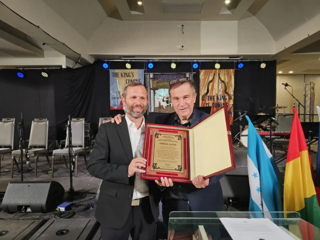 הפרס הבינלאומי שקיבל ראש מועצת בנימין