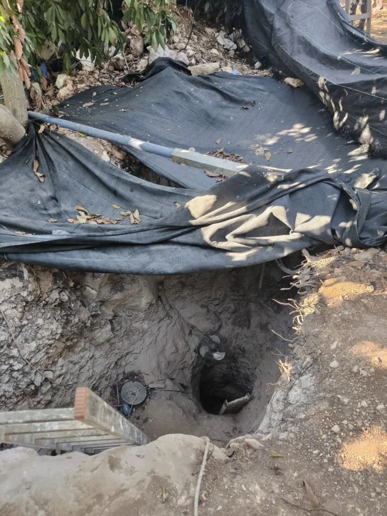 צפו בתיעוד: מנהרה ענקית בעומק של 25 מטר נחשפה בקלקיליה